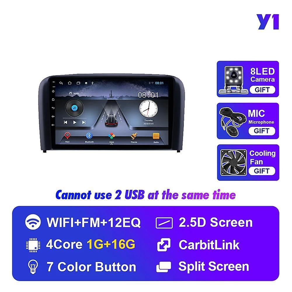 Aintier For Volvo S80 1 1998-2006 Car Radio Multimedia Autoradio Android Video Audio Player Stereo Navigation Gps  No 2din Dvd Y1 1G 16G