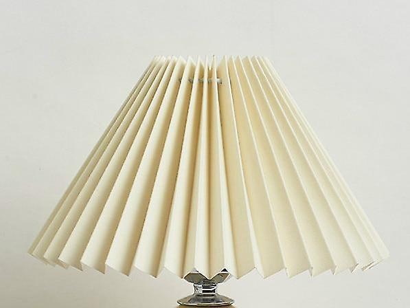 Slowmoose Yamato Style, Vintage Cloth - Muticolor Pleated Lampshades For Table Lamps Beige Dia 25cm  H16cm