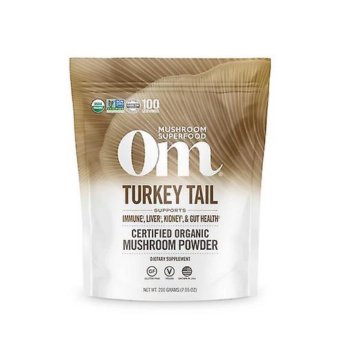 Om Mushrooms Turkey Tail Organic Mushroom Powder, 7.05 Oz (Pack of 1)