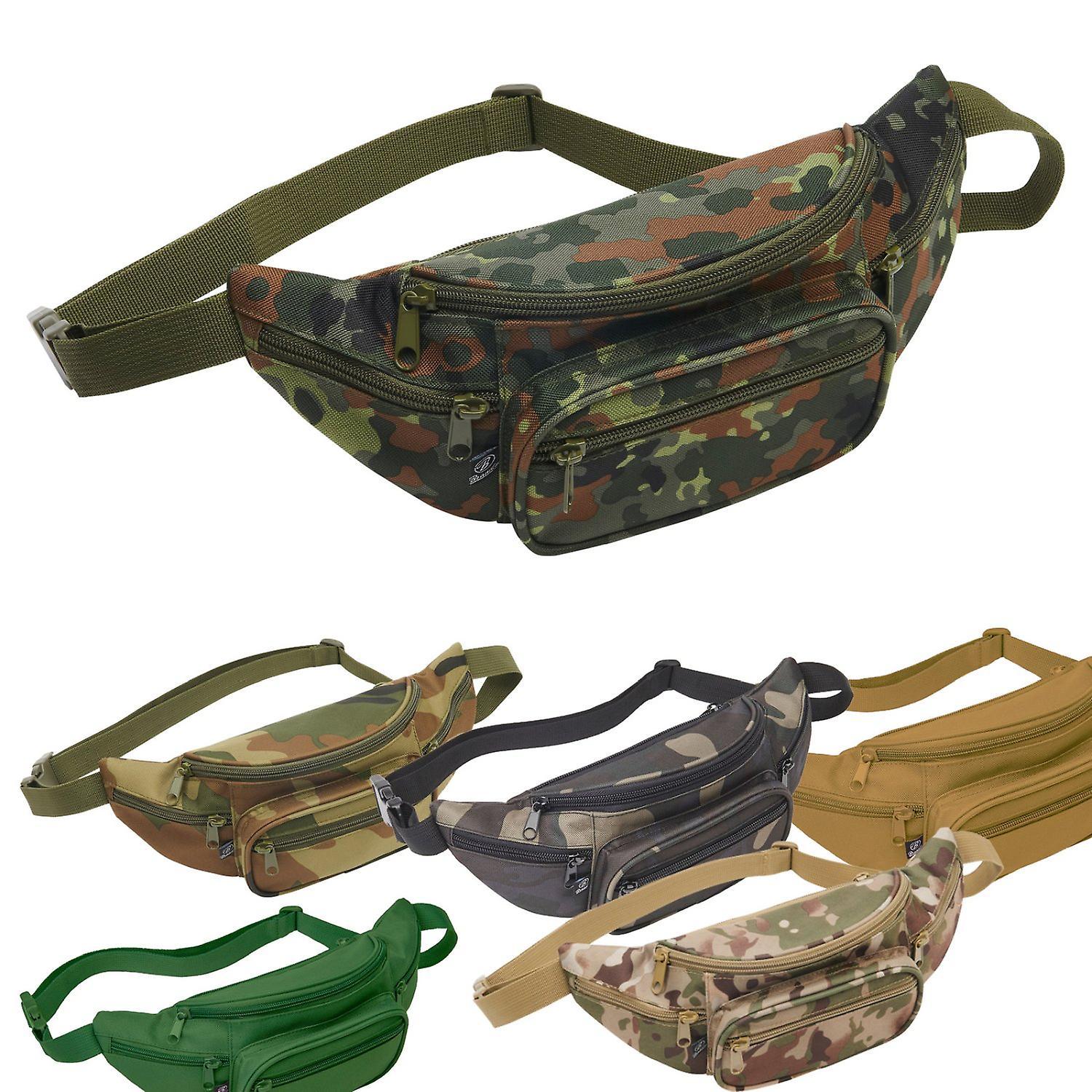 Brandit - Hip Bag Belly Belt Bag Flecktarn Wood Camo Dark Camo One Size