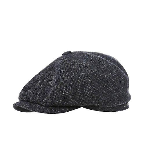 Stetson Shetland Wool Hatteras Cap Blue 59cm (L)