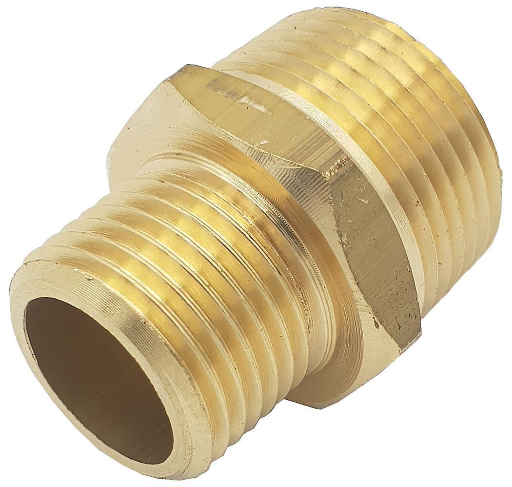 Pepte 1/2" 3/4" BSP x NPT Male Union Reduction Thread Adaptor UK Thread to American 3/4" BSP x 1/2" NPT