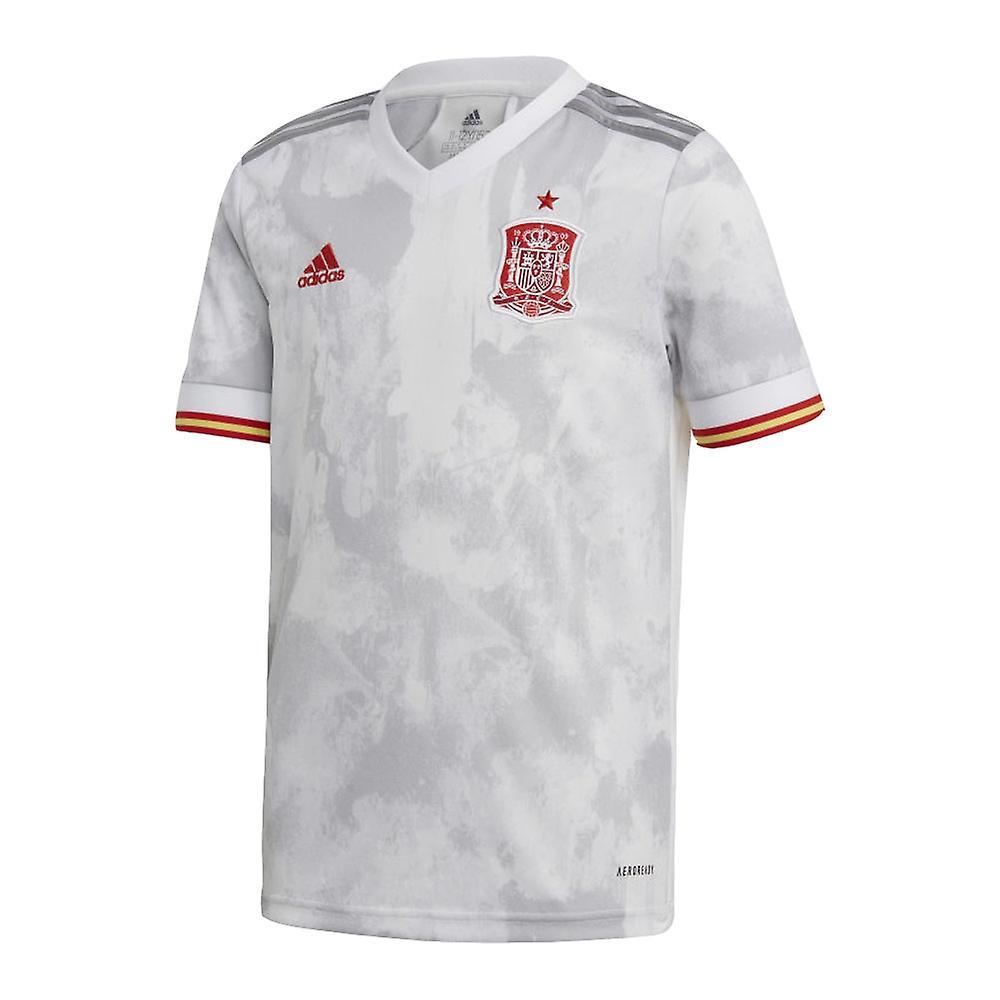 Adidas 2020-2021 Spain Away Shirt (Kids) White 7-8 Years - 26-28 inch - 71cm