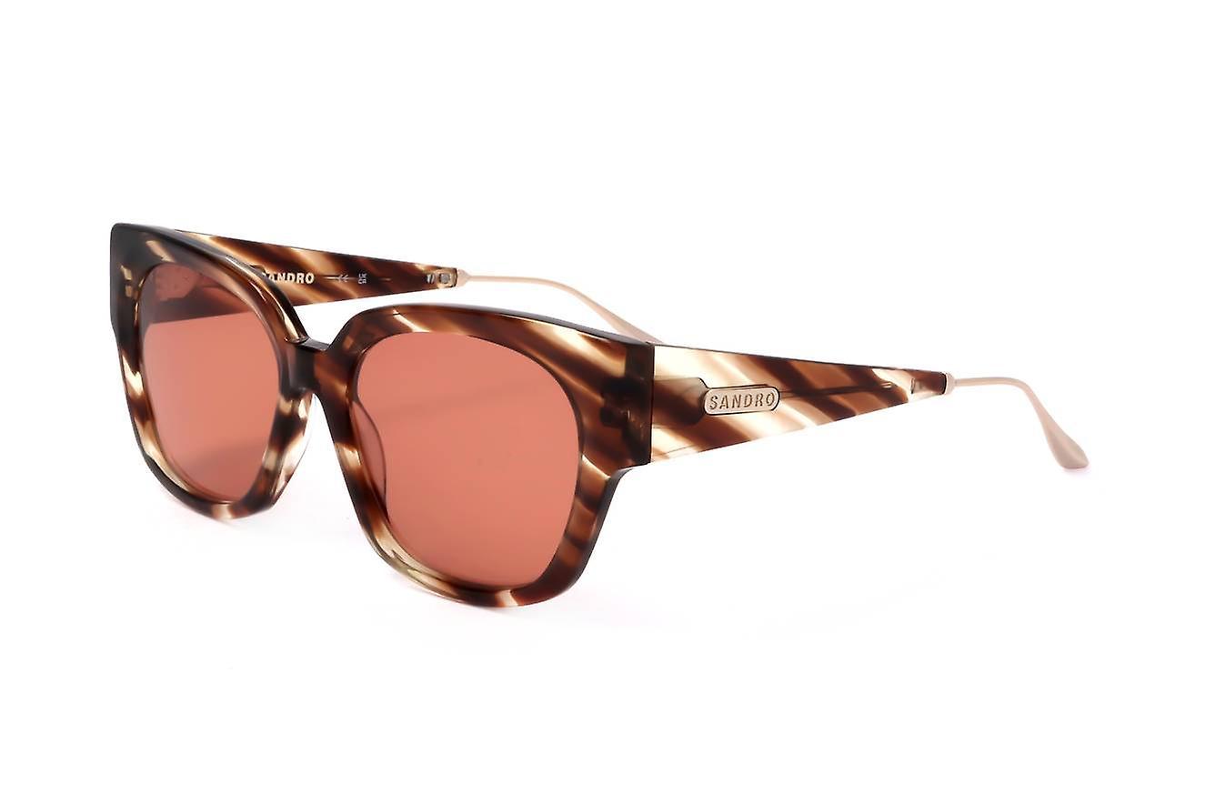 Sunglasses Sandro SD6034 133 DIAGONAL TORT 53/17/140 WOMAN Brown 53 mm