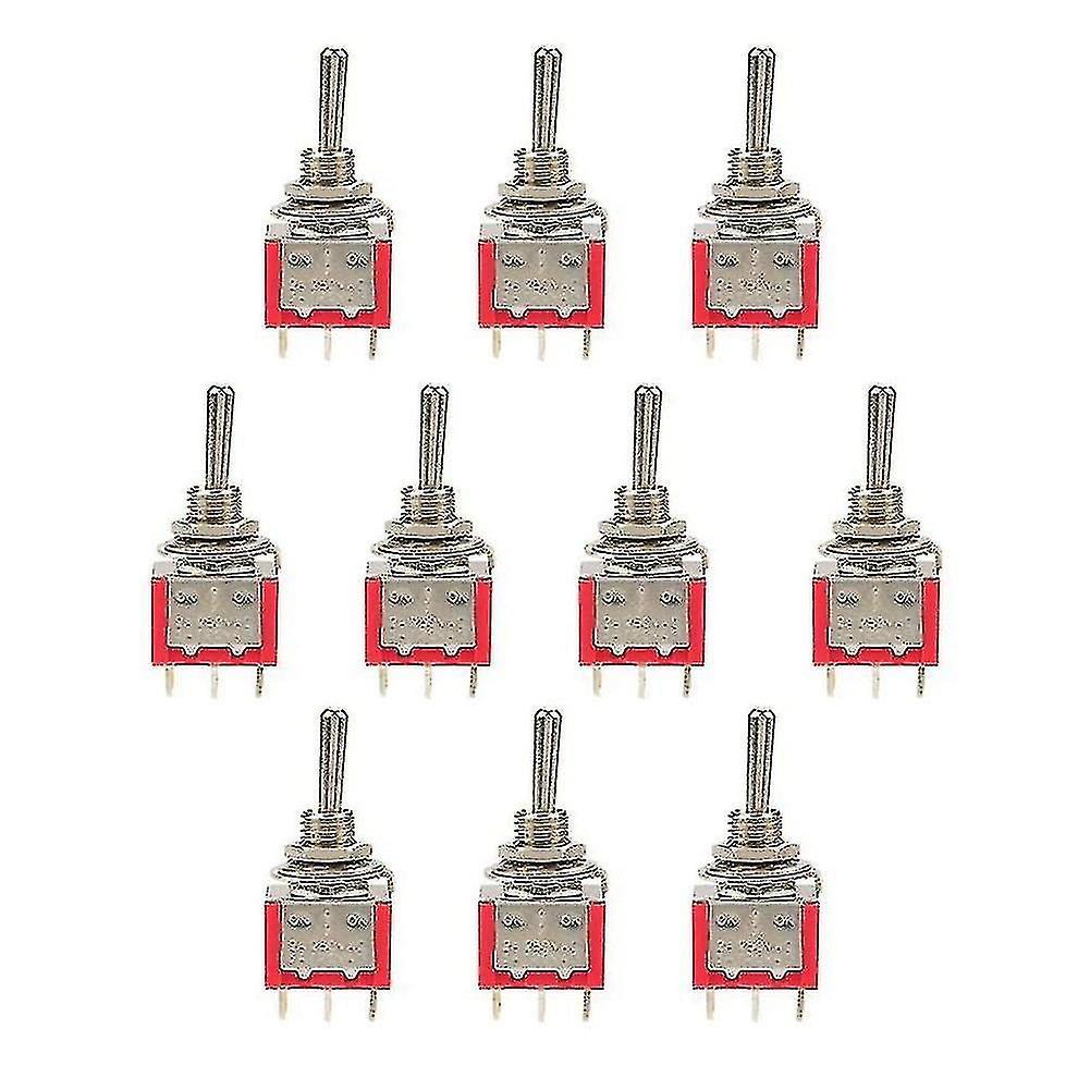 10 Piece Toggle Switch On-off-on 3 Position Toggle Switch Dpdt XITI