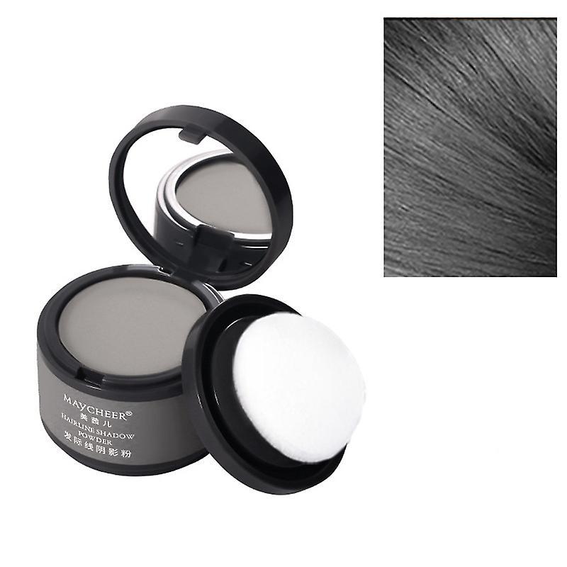 Wanyin Hairline Powder Root Touch Up, Hair Toppers Root Cover Up for Thinning Hair Fragrant grey