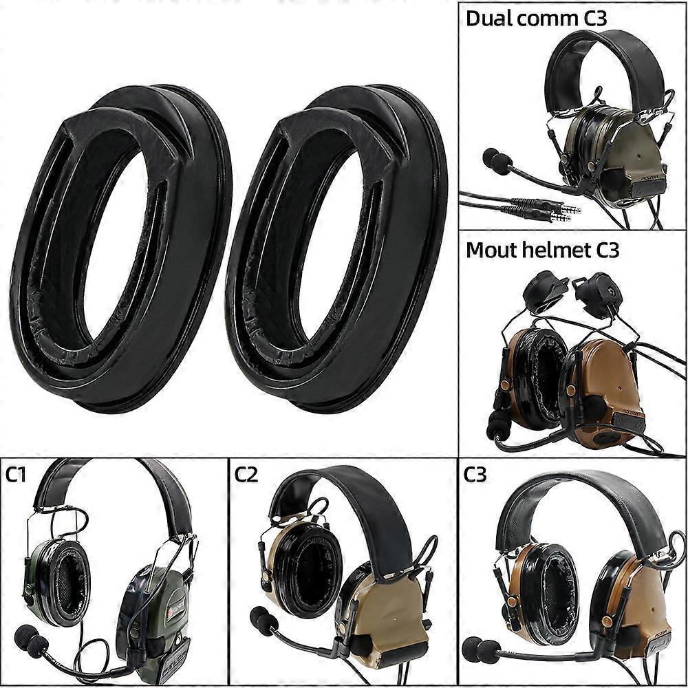 Redkid Tactical Earmuffs Sights Gel Ear Pads Hunting Tactical Headphones Adapter for PELTOR COMTAC I II III IV Noise Reduction Headset Comtac Sight...