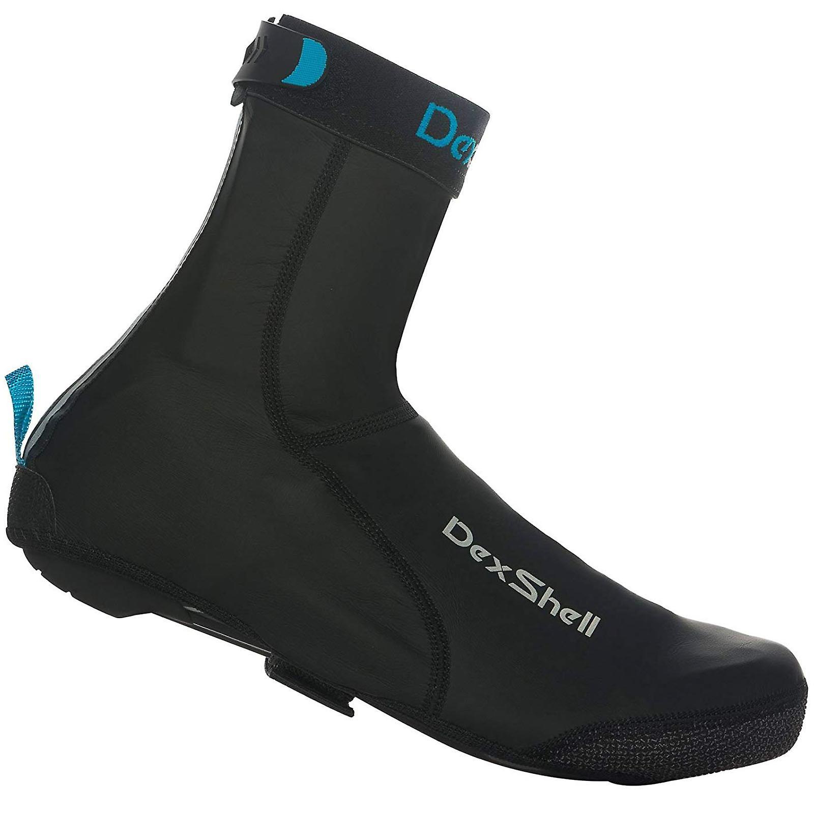 DexShell Adults Lightweight Water Resistant Cycling Bike Overshoes Black XL