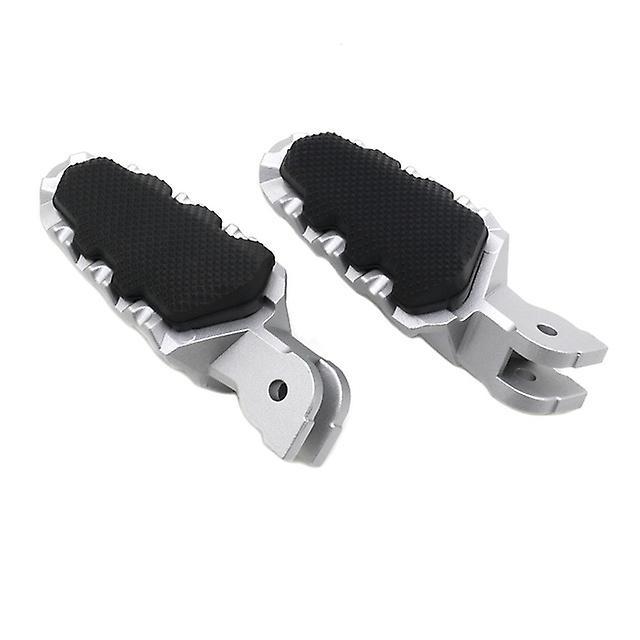 For Ducati Hypermotard 821 Multistrada Mts 950 1260 1200 Motorcycle Front Rear Footrest Foot Pegs Pedals Silver With Cover