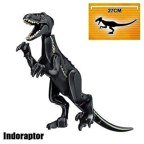 Gunest Jurassic Dinosaur Set Building Block Toy Figure Indoraptor Velociraptor Triceratop T-rex World Dino Brick Compatible