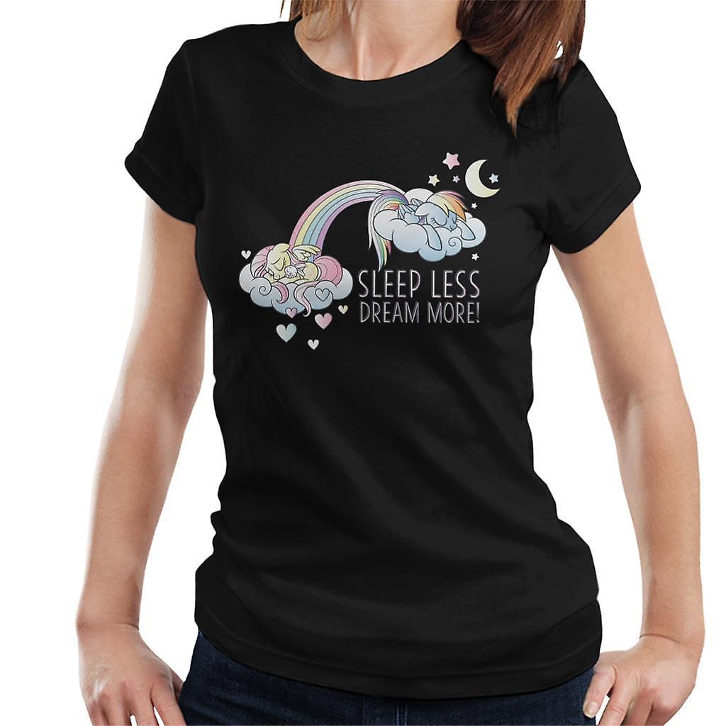 My Little Pony Sleeps Less Dream More Women's T-Shirt Black Small