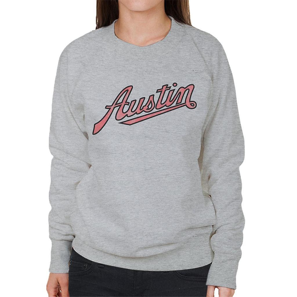 Austin Vintage Logo British Motor Heritage Women's Sweatshirt Heather Grey X-Large