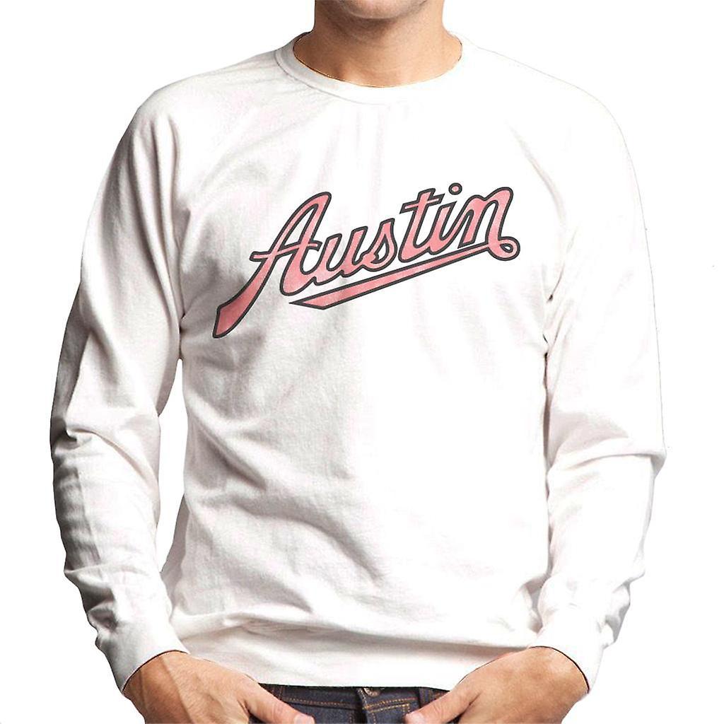 Austin Vintage Logo British Motor Heritage Men's Sweatshirt White Medium