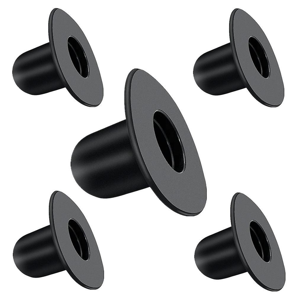 Intex And Bestway Pool Wall Valve Plugs Pool Replacement Accessories Filter Pump Hole Plugs- SNNGV Black 5 pack