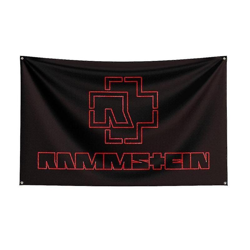 Sjjyv 3x5ft Rammste Rock Band Flag Polyester Digital Printing Music Memorabilia Banner For Decor_SJJYV J0446 120 x 180cm