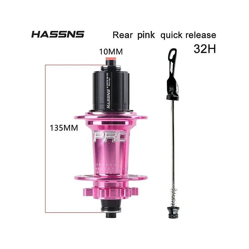 Begleri Hassns Pro7 Bicycle Hub 7/8/9/10/11/12 Speed 24 32 Hole Bearing Mountain Bike Tower Base Rear Hub  24h 32h Bicycle Wheel Hub PRO7 Pink Rear