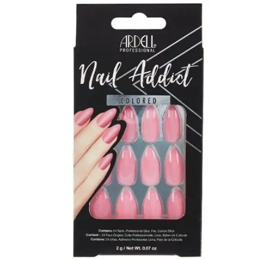 Ardell Nails Ardell Beauty Nail Addict Solid False Nails - Luscious Pink (24 Nails) (66440)