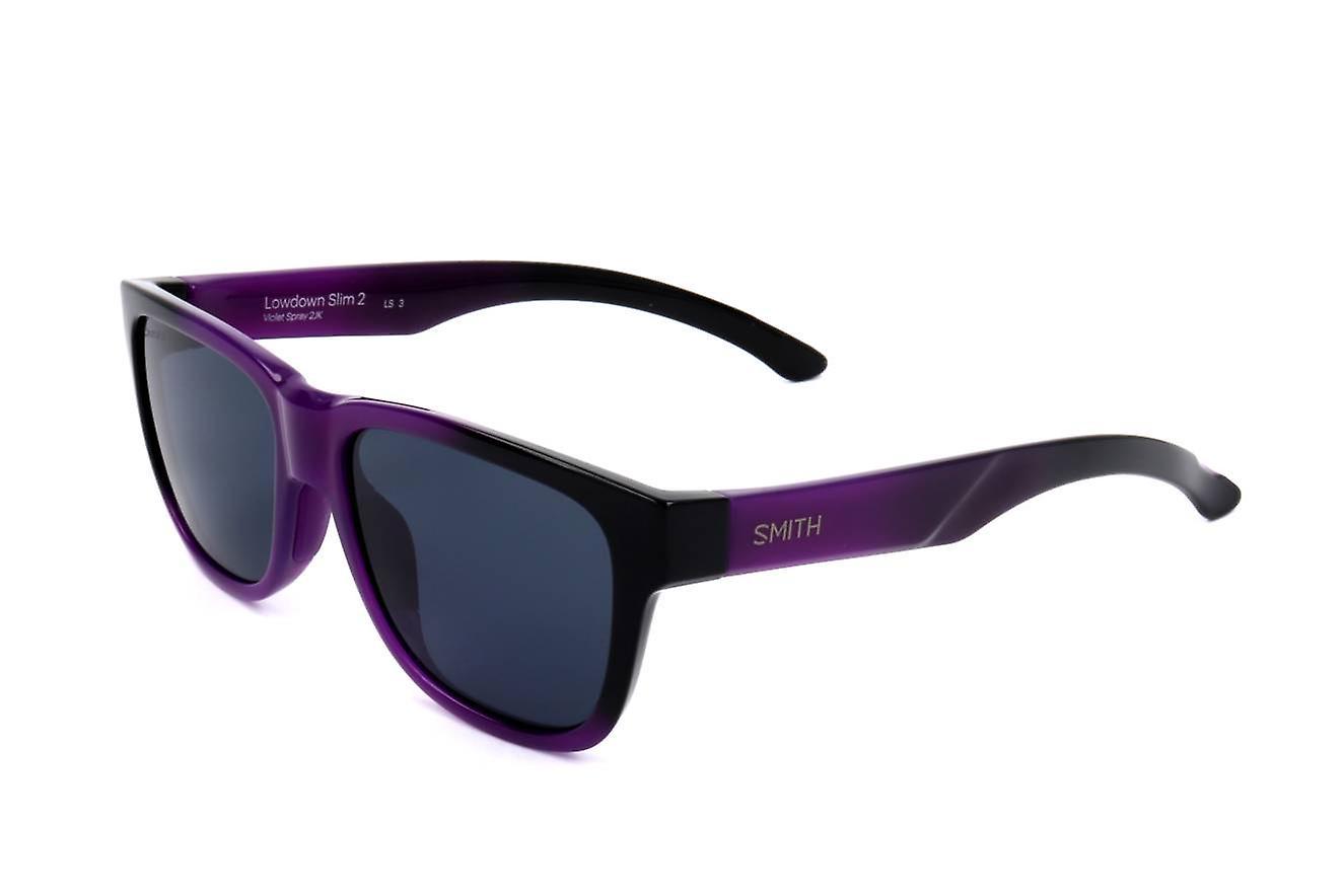 Sunglasses Smith LOWDOWN SLIM 2 2JK VIOLET BLACK 53/16/145 UNISEX Purple 53 mm