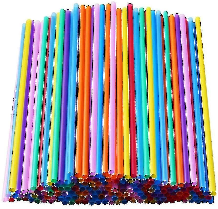 Guangzhou Yunlan Trading Co., 1000 Pcs Colorful Plastic Long Disposable Drinking Straws-ykc 500pcs