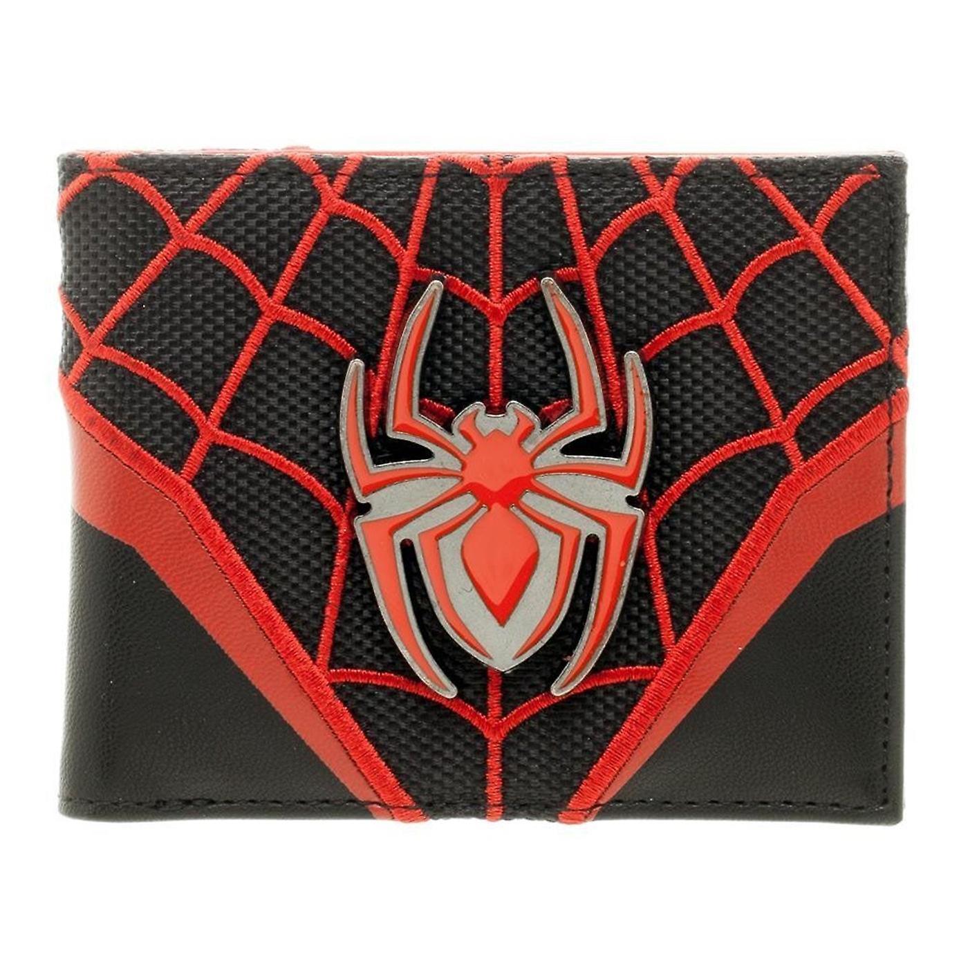 Marvel Spider-Man Miles Morales Bi-Fold Wallet Black