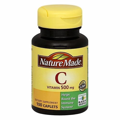 Nature Made Vitamin C,500mg ,100 Caplets (Pack of 1)