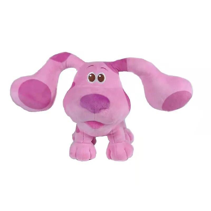 Ninesun 20cm Blue's Clues & You! Beanbag Plush Toy Cartoon Blue Pink Spotted Dog  Blue's Clues Christmas Gift Stuffed Toys For Children Pink Dog