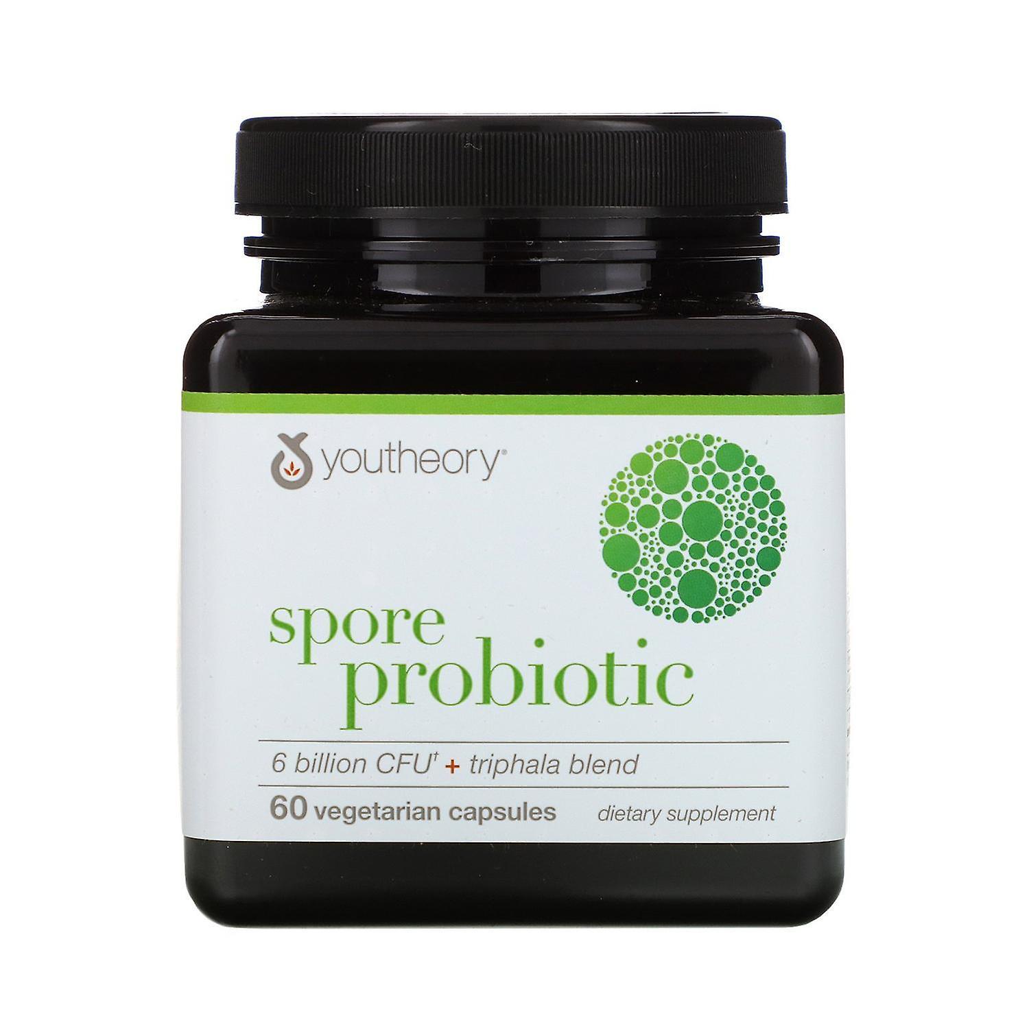 Youtheory, Spore Probiotic, 6 Billion CFU, 60 Vegetarian Capsules