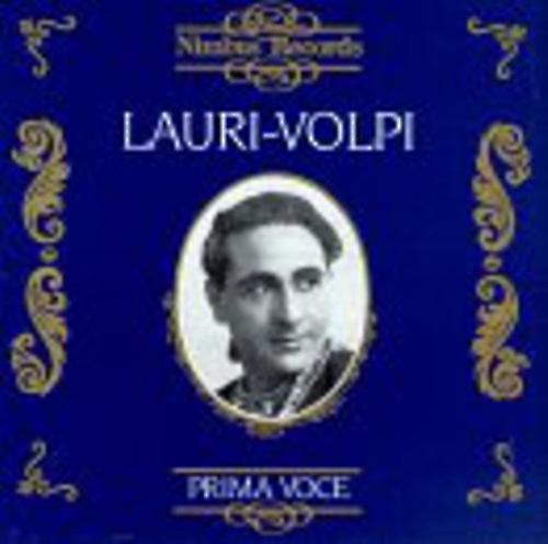 Nimbus Records Giacomo Lauri-Volpi - Prima Voce  [COMPACT DISCS] USA import