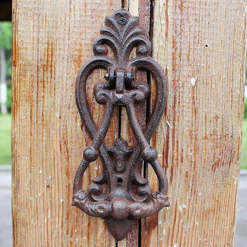 Slowmoose American Style Iron Knocker Crafts Vintage Owl Door Knocking- Antique Handle Style A