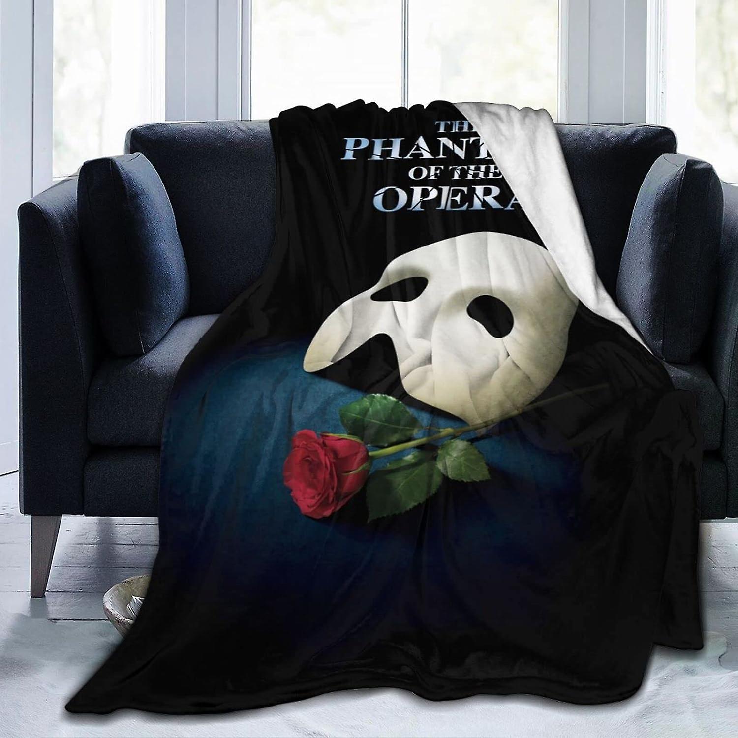 Kerota The Phantom Of The Opera Fleece Throw , Ultra Soft Cozy Luxury Fuzzy For Couch Bed Sofa, Lightweight Warm Plush S Bedding For All Season AB..