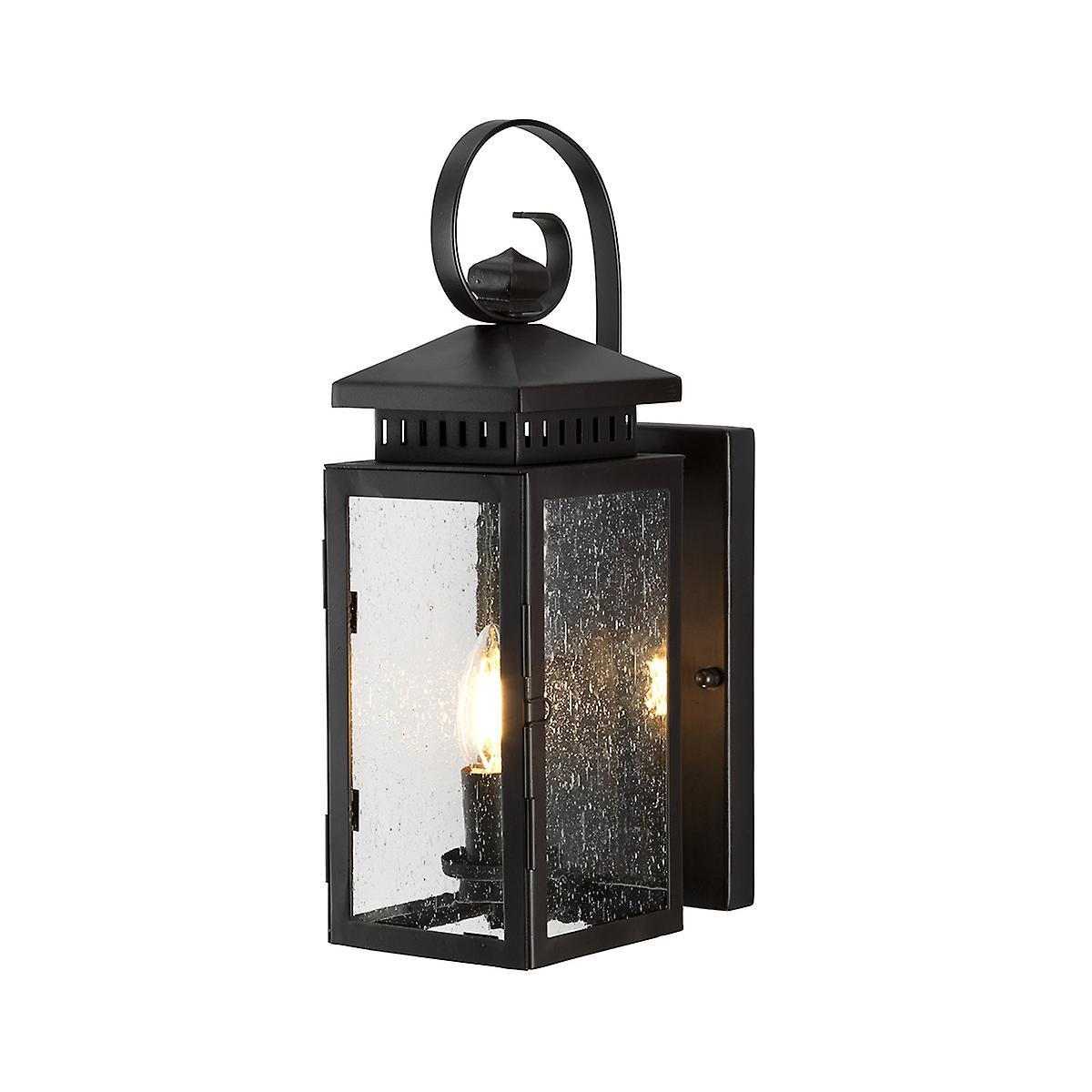 Hythe 1 Light Outdoor Wall Lantern Light Old Bronze IP43 E14