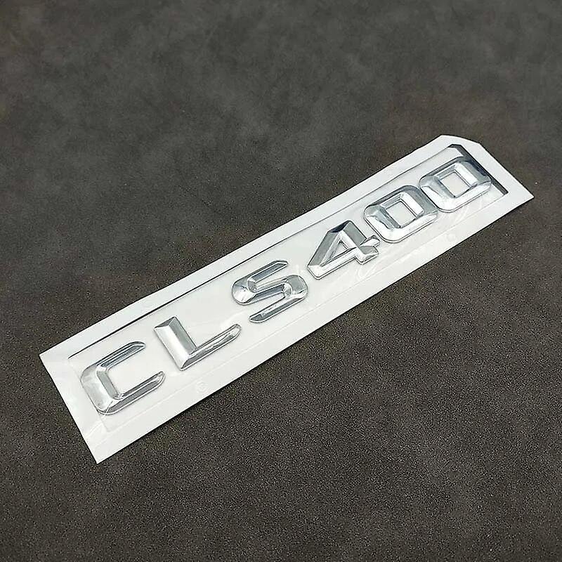 Hikig 3d Abs Car Rear Trunk Emblem Badge Letters Sticker For Mercedes Amg Cls63 4matic Cls400 Cls450 Cls C219 C218 W218 Accessories CLS 400