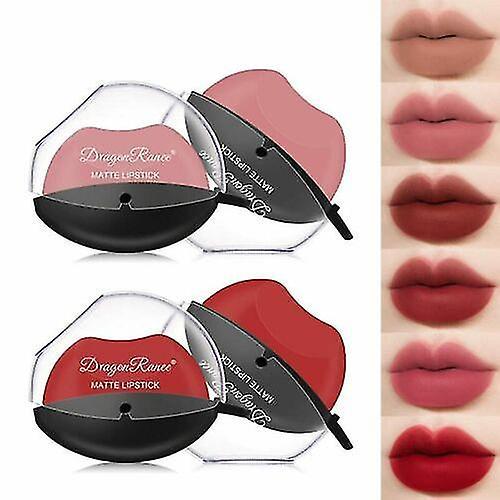 Elsavct Womens Lazy Lipstick Matte Beauty Waterproof Long-lasting Lipstick Lip Makeup C