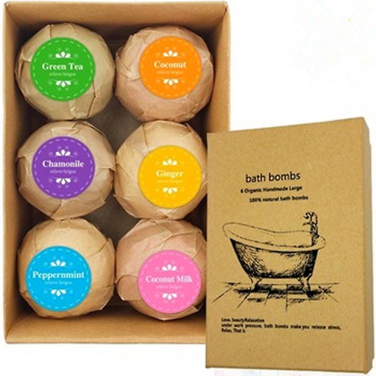 Bosheng Bath Bombs Gift Set - 6 Relaxing Scents, Usa Made Bath Bombs For Women Men, Natural Bath Bombs For Kids Bath Bombs, Bath Bombs For Girls, B...