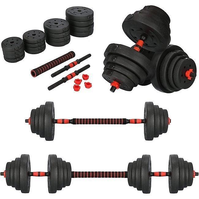 Viking Choice Halter set - adjustable dumbbells - weights set - 40 kg Black 4 gewichten van 2.