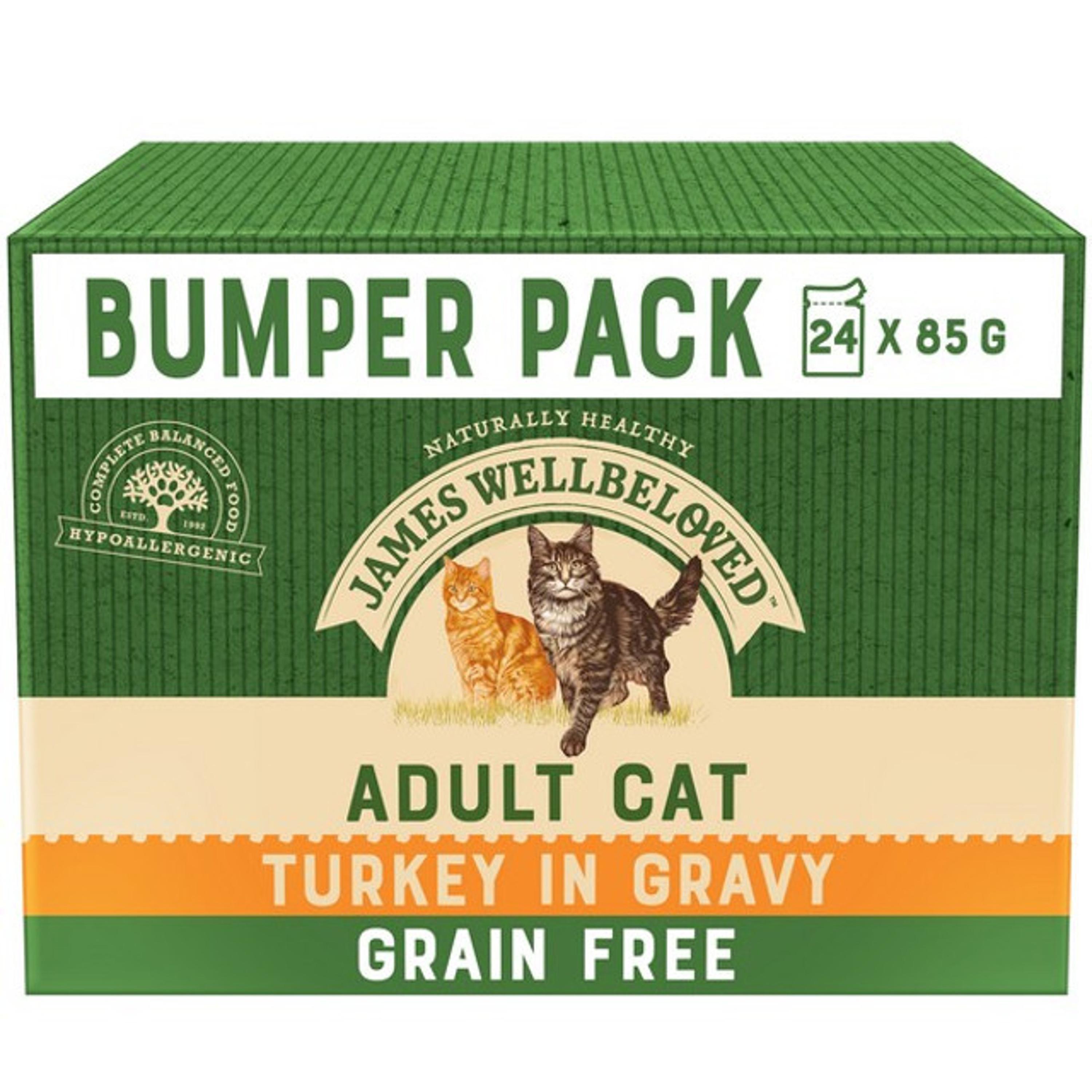 James Wellbeloved Wellbeloved Cat Food Turkey Adult Pouch 24 X 85g