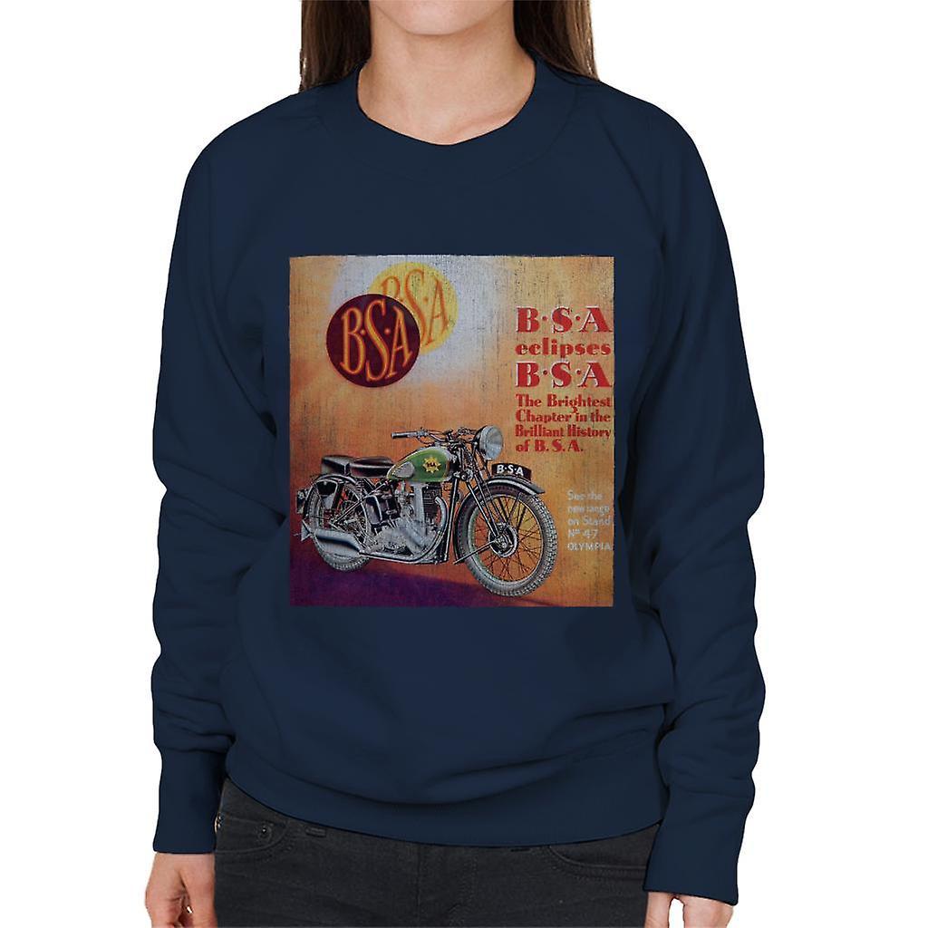 BSA Eclipses Women's Sweatshirt Navy Blue X-Large