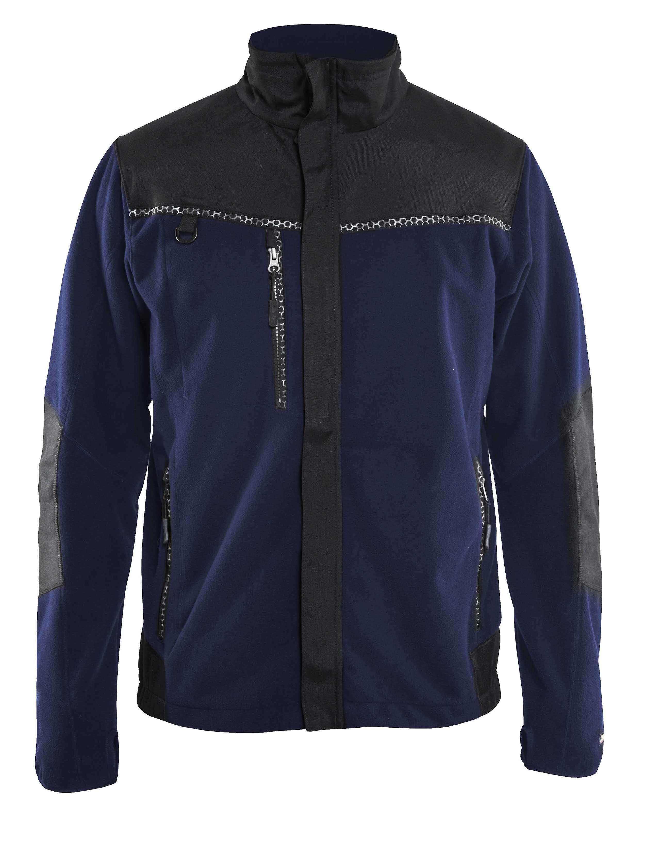 Blaklader 4955 windproof fleece jacket - mens (49552524) Navy blue/black Xxl