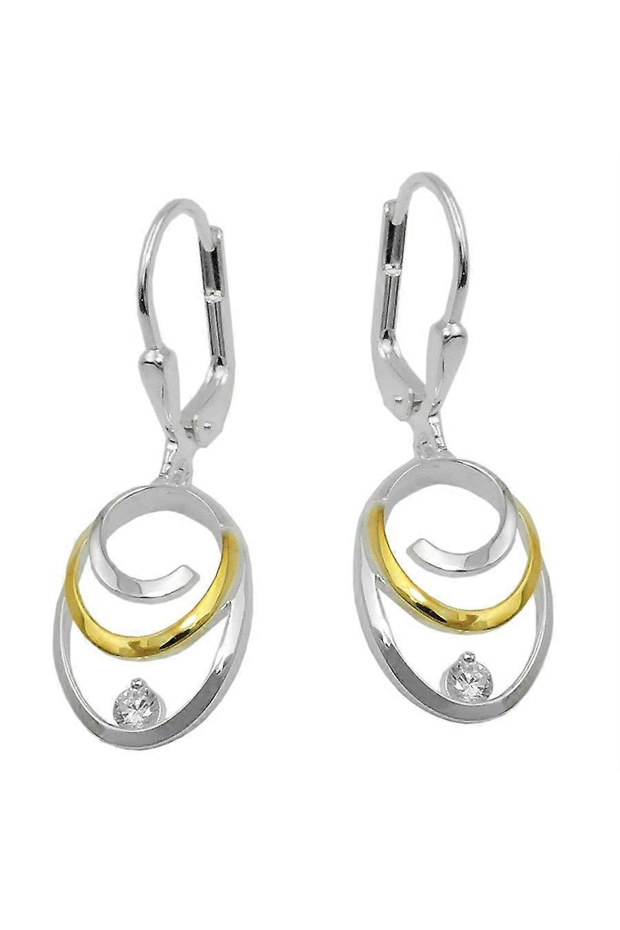 Grace Of Sweden Leverback Earrings Zirconia Silver 925 - Gl93981