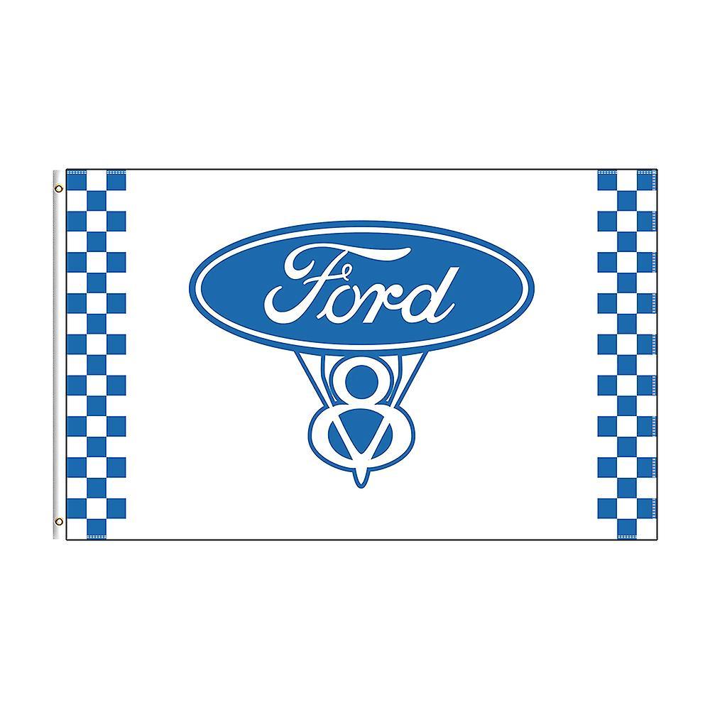 Redkid 3x5 Ft Ford Car Flag Polyester Printed Car Banner For Oudoor Hanging 90x150cm F-580