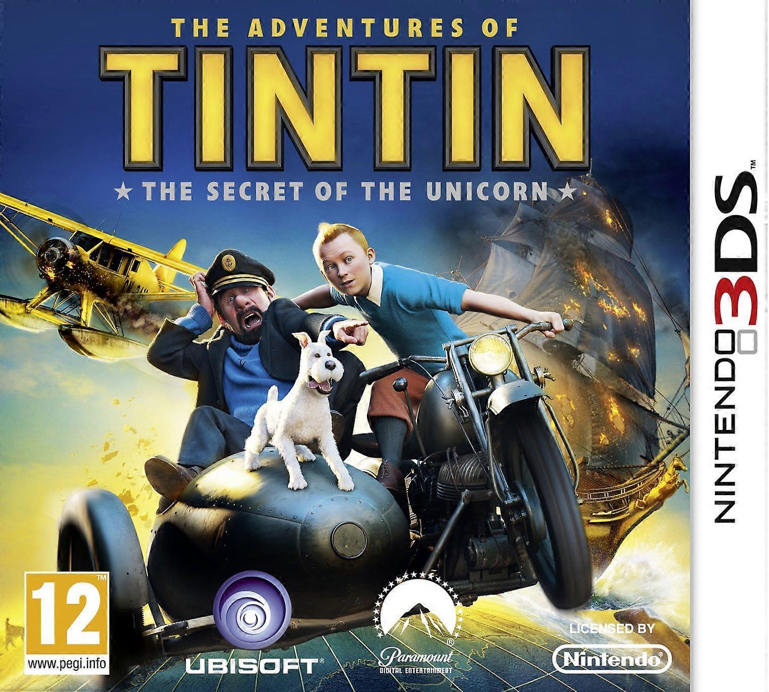 The Adventures Of Tintin The Secret Of The Unicorn The Game (Nintendo 3DS) - PAL - New & Sealed