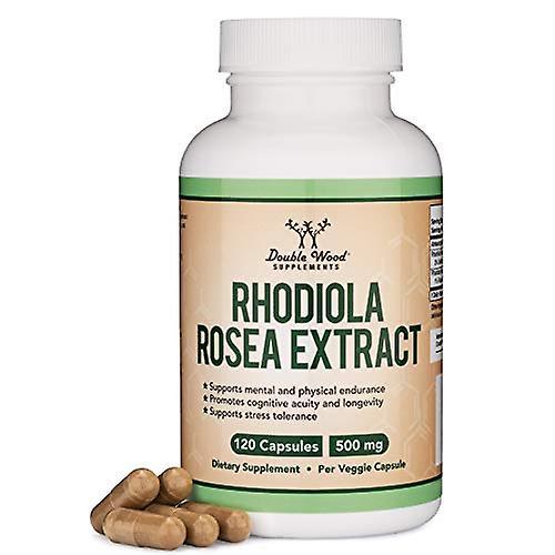 Double Wood Supplements Rhodiola Rosea Supplement 500mg