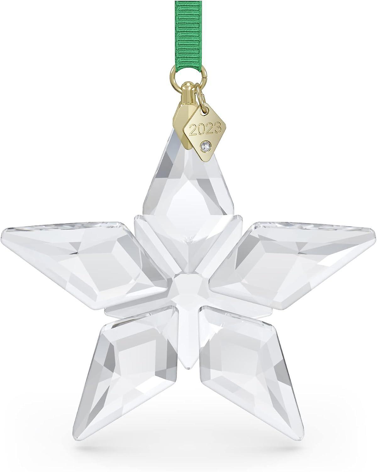 Subaoe Annual Edition 2023 Ornament, Clear Crystal Star with 97 Facets, Gold-Tone Finished Tag, Part of the Annual Edition Collection February1 202...