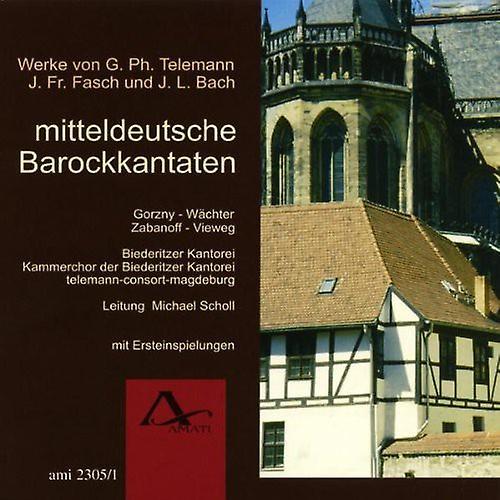 Amati Telemann / Scholl - Mitteldeutsche Barockkantaten  [COMPACT DISCS] USA import