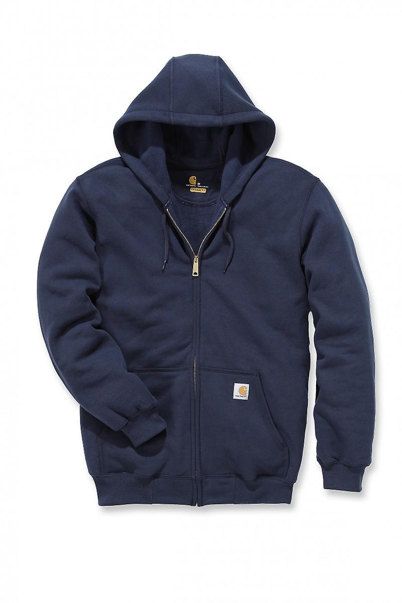 Carhartt men's Zip Hoodie Midweight Hooded Zip Front Sweatshirt New Navy XXL