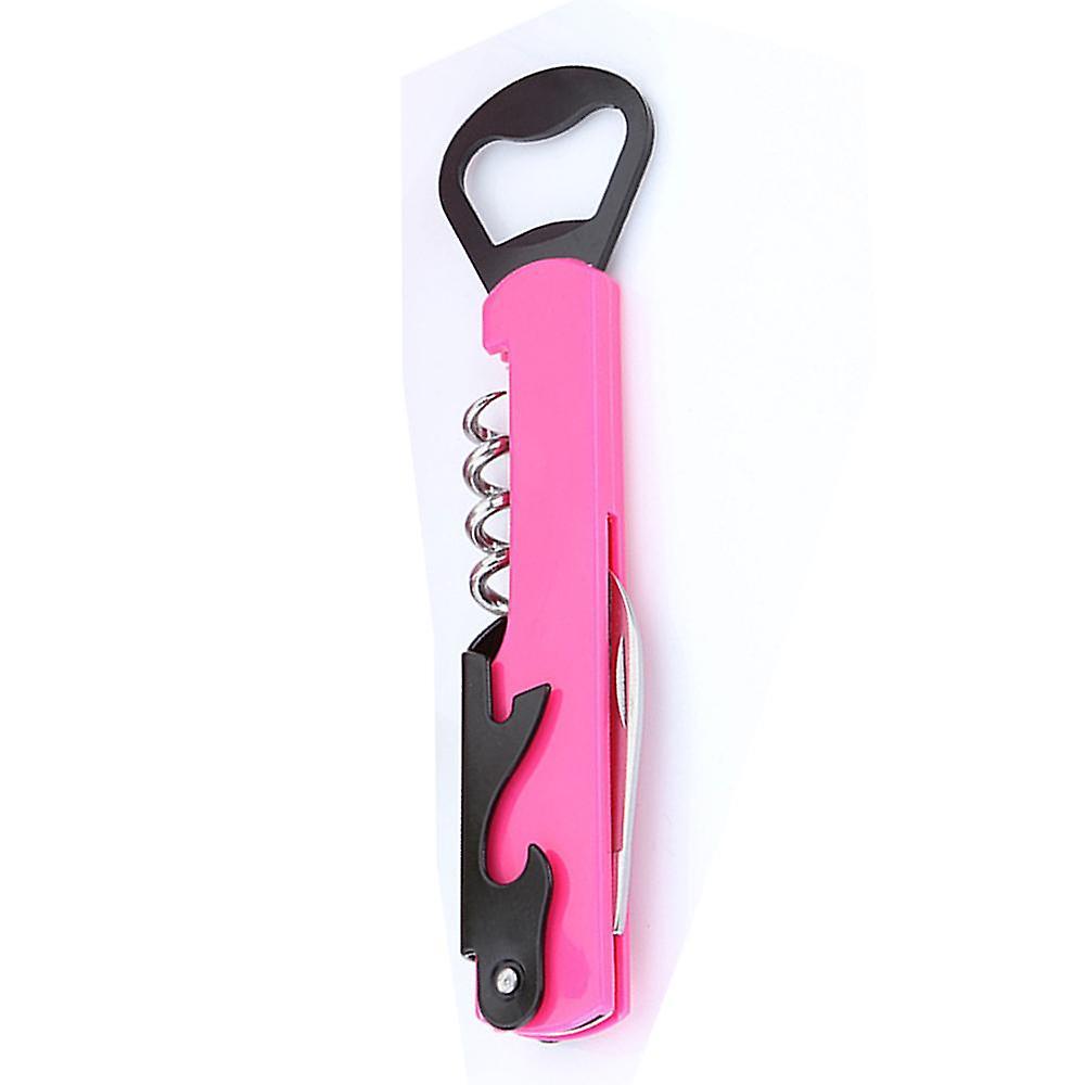 Yeye Pink Stainless Steel Red Wine Wine Opener Multifunctional Beer Wine Opener