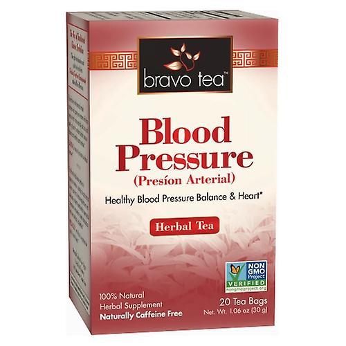 Bravo Tea & Herbs Blood Pressure Tea, 20 Bags (Pack of 1)