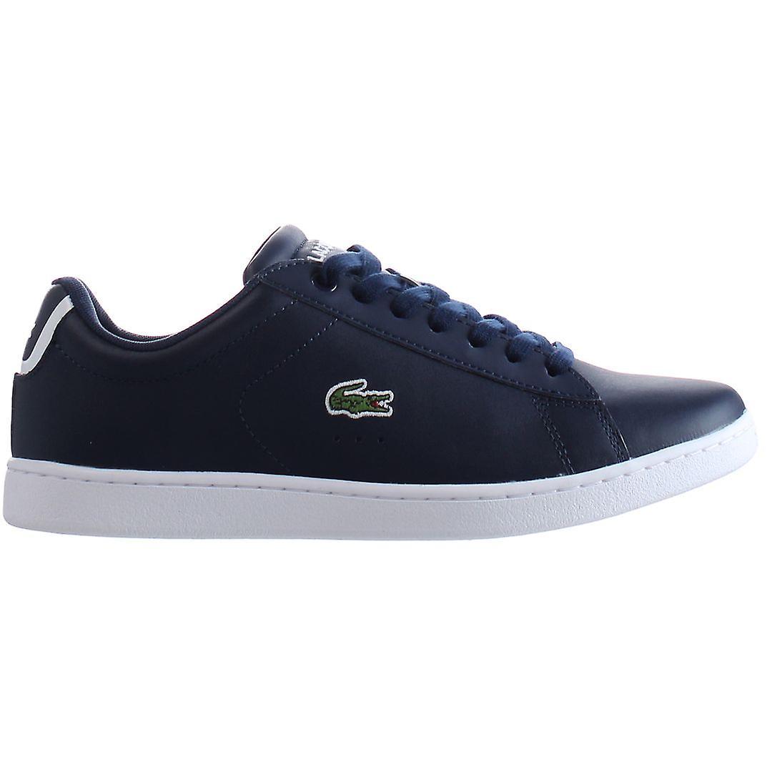 Lacoste Carnaby Evo BL 1 SPW  Blue Smooth Leather Womens Trainers 32SPW0132 003 UK 6.5 EU 40 US 8.5