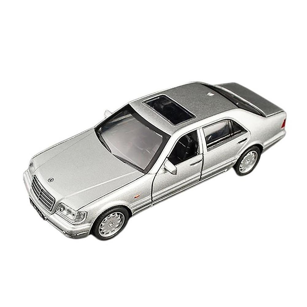 Remorui 1/32 for Mercedes Benz SW140 Model Alloy Pull Back Car with Sound Light Kids Toy Silver