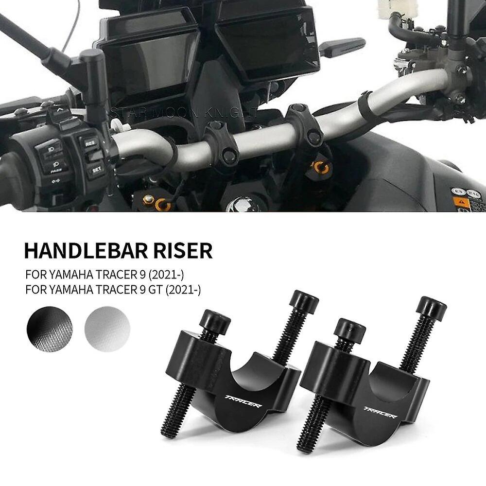 Scitoo For Yamaha TRACER9 TRACER 9 GT 2021 2022 - Motorcycle Accessories Handle Bar Riser Clamp Extend Handlebar Adapter Mount Black - No logo